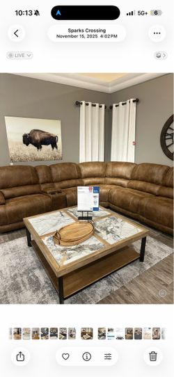 Large Comfortable Sectional Sofa – $100
