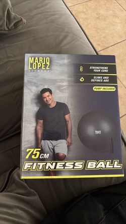Mario Lopez Fitness Ball 75cm with Pump