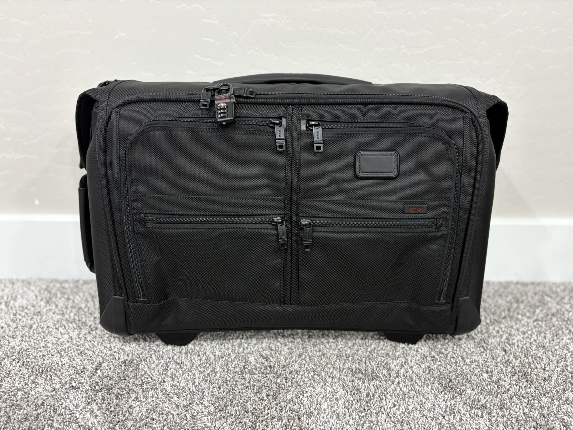 TUMI ‘Alpha II’ Black Nylon Carry-On Garment Bag - 22037D2