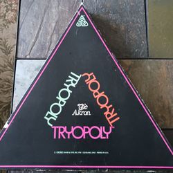 VINTAGE 1978 "THE AKRON TRYOPOLY" BOARD GAME, MADE IN CLEVELAND, OHIO, $25 OBO