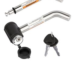 METOWARE Swivel Head Trailer Receiver/Hitch  Lock