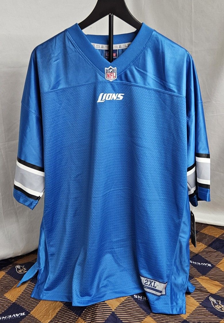 Men's Blank Pro Line Detroit Lions Jersey Sizes Large and  2XL
