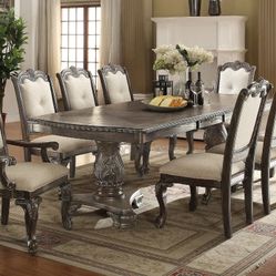 Kiera Gray Formal Dining Set

