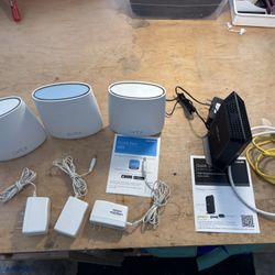 Nether Cable Modem + Orbi Nest WiFi Router
