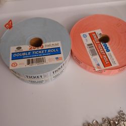 Event Tickets 2 Rolls , Single And Double