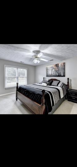 King Size Bed With Mattress And Box Spring