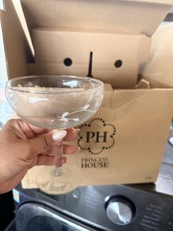 Princess House Margarita Glasses NEW