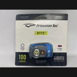Princeton Tec Byt90-Bl General Purpose Headlamp,Led,100/25 Lm Blue