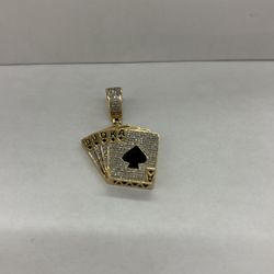 10k Playing Cards Charm