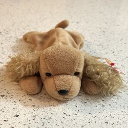 Vintage 1997 Ty Beanie Babies Spunky the Cocker Spaniel Dog