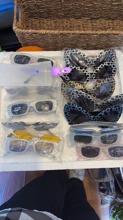 15 Party glasses different styles/colors all for $ 12.00