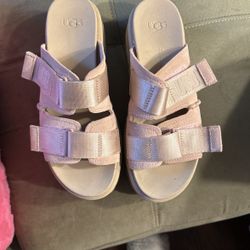 Ugg Platform Sandals Light Pink Size 8