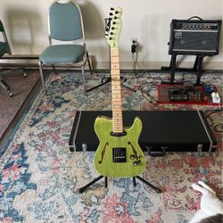 Semi-hollow Tele Style Electric Guitar