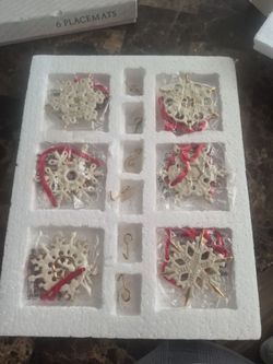 FULL SET VINTAGE LENOX snowflake ornaments