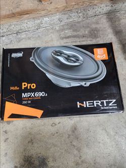 Hertz MPX 690.3 Mille PRO 6x9" 3-Way Coaxial Speakers
