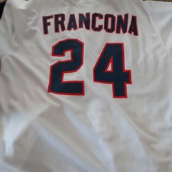 Cleveland Indians TERRY FRANCONA JERSEY SIZE XL MAKE OFFER