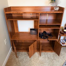 Wooden Bookshelf