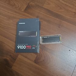 Samsung 9100 PRO 2TB NVMe M.2 PCIe 5.0 SSD with Heatsink – Up to 14,700 MB/s (New)