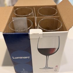 Wine Glass 4-piece Set For $5