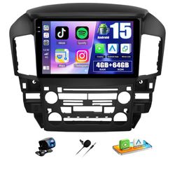 [4G+64G] Android Car Radio for Lexus RX300 Toyota Harrier 1 1 2001 2002 2003 with Carplay Android Auto 9 Inch Touch Screen Bluetooth F