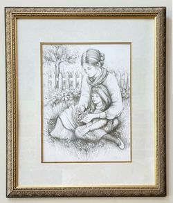 Mary Vickers "Sweet Things" 193/200 Hand Signed Lithograph Framed British