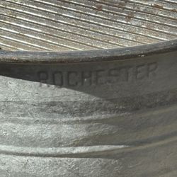 Antique wash tub and wash board 