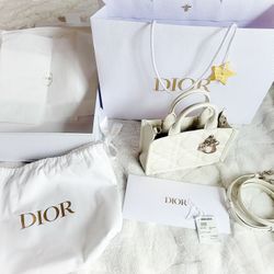 Christian Dior Mini Book Tote Purse