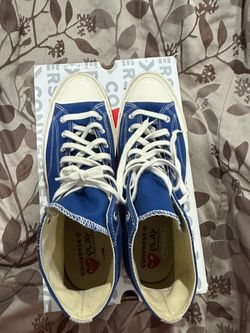 Converse Chuck Taylor All Star 70 Hi Comme des Garcons PLAY Blue Quartz