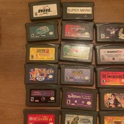 Nintendo Gameboy Advance Games (different Prices)