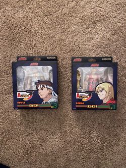 Street Fighter Alpha 3 Ryu & Ken Action Figures