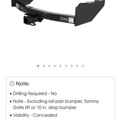 Curt Hitch Receiver, Fits 2012 GMC 1500