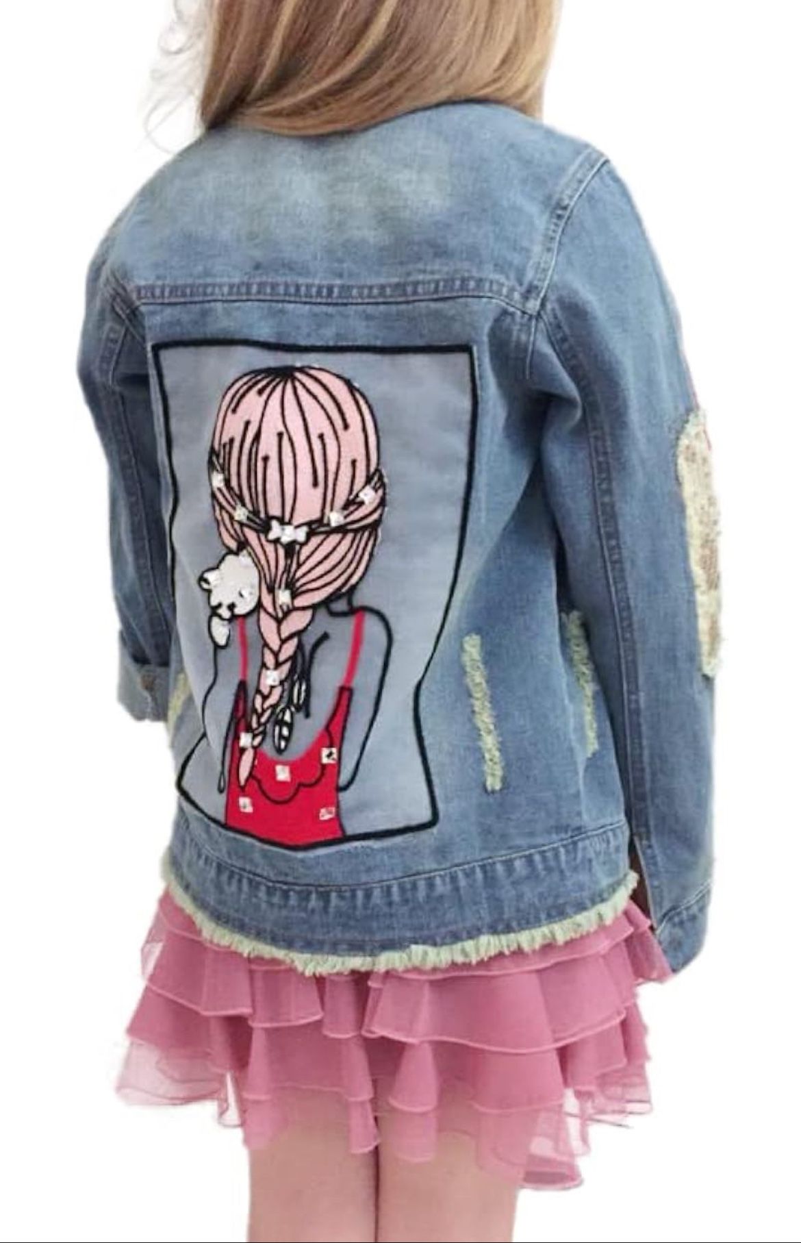 Girls Kids Denim Jacket