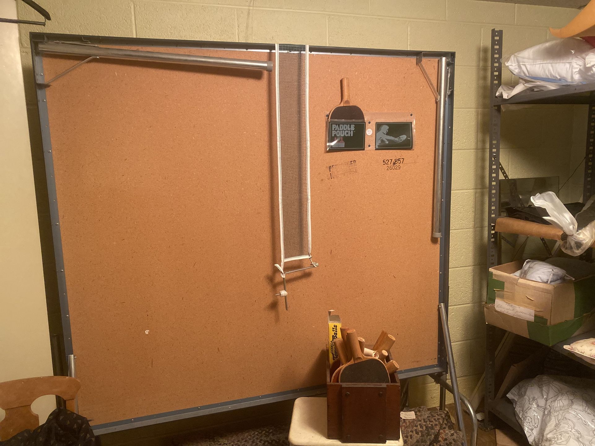 Foldable Ping Pong Table With Paddles