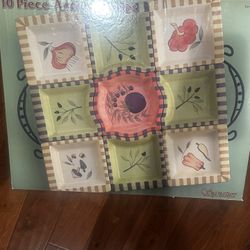 10 Piece Antipasto Set New 