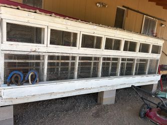 7 house chicken coop