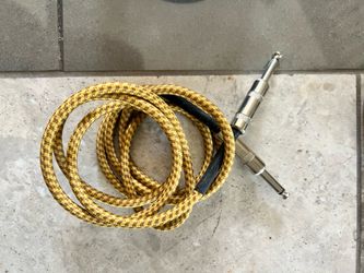 GLS Audio 6ft Vintage Tweed Guitar Instrument Cable – Excellent Condition
