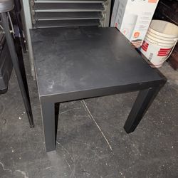 2 Black End Tables , $5 Each 