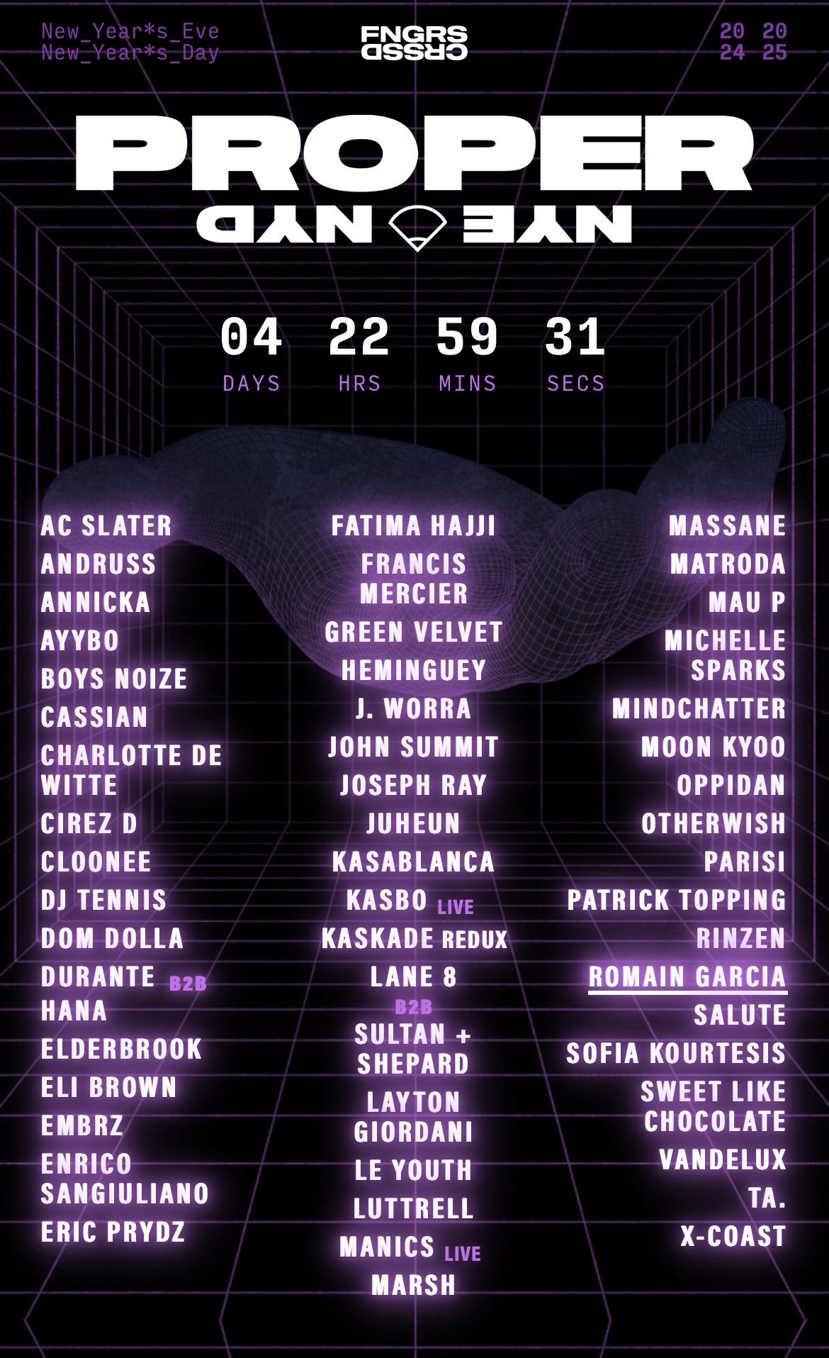 Ticket To Proper New Years Day