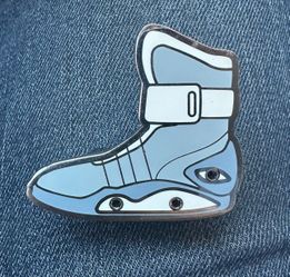 "Back To The Future" "Nike MAG" Metal Light-Up Pin