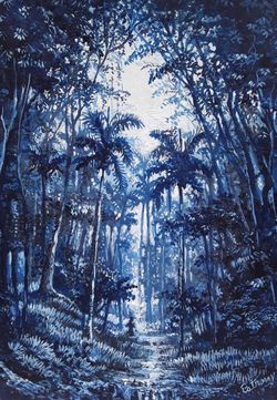 Original Landscape Cuban artwork by artist