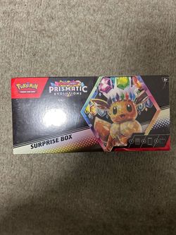 Pokemon prismatic evolutions surprise box