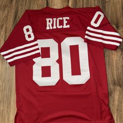 New Men’s Size Large San Francisco 49ers Jerry Rice Mitchell & Ness Jersey 