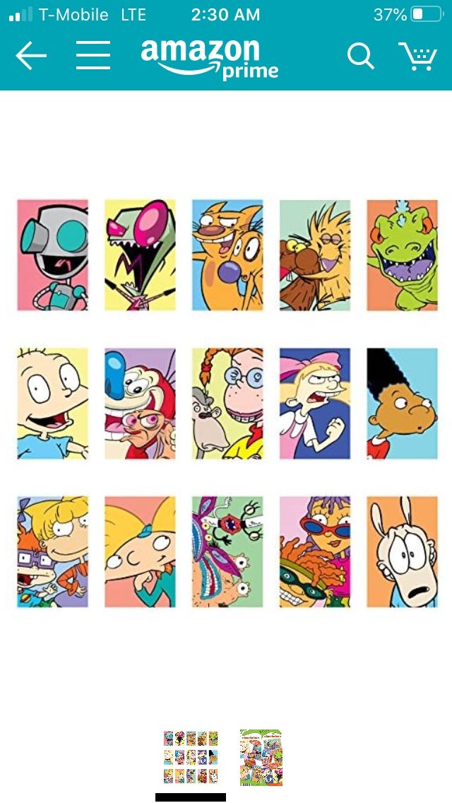 Nickelodeon Classic 90’s Stickers Set Of 15