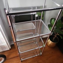silver shelf
