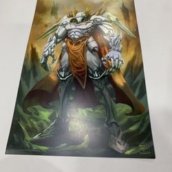 Giant White Robot by Artist Unknown