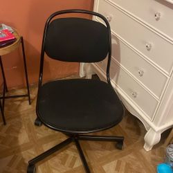 Desk Black Chair $15