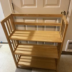 Folding bookshelf