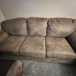 Suede Couches 