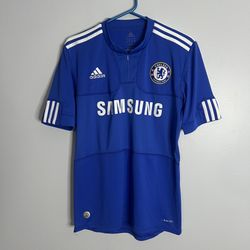 Chelsea FC Jersey Mens Small Blue Adidas 2009 2010 England Football