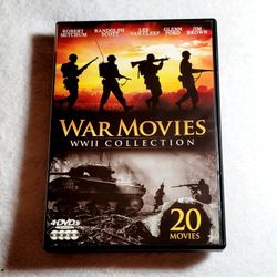 War Movies WWII Collection DVD 20 Movies (pre-1968) 